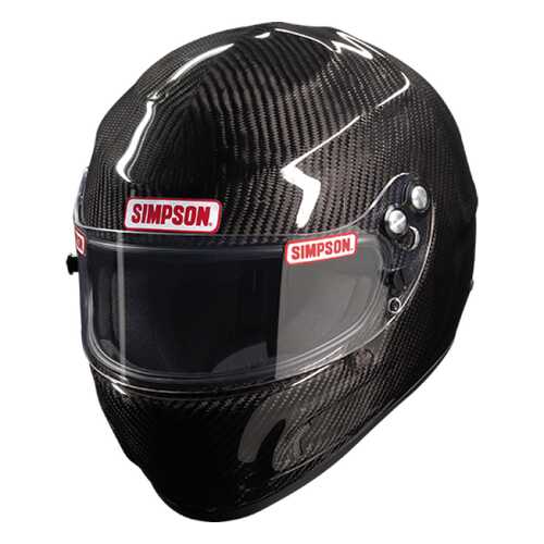Шлем для автоспорта CARBON DEVIL RAY 2015,FIA 8858-2015,карбон,59-60 (LRG) Simpson 683003C в Автодоктор